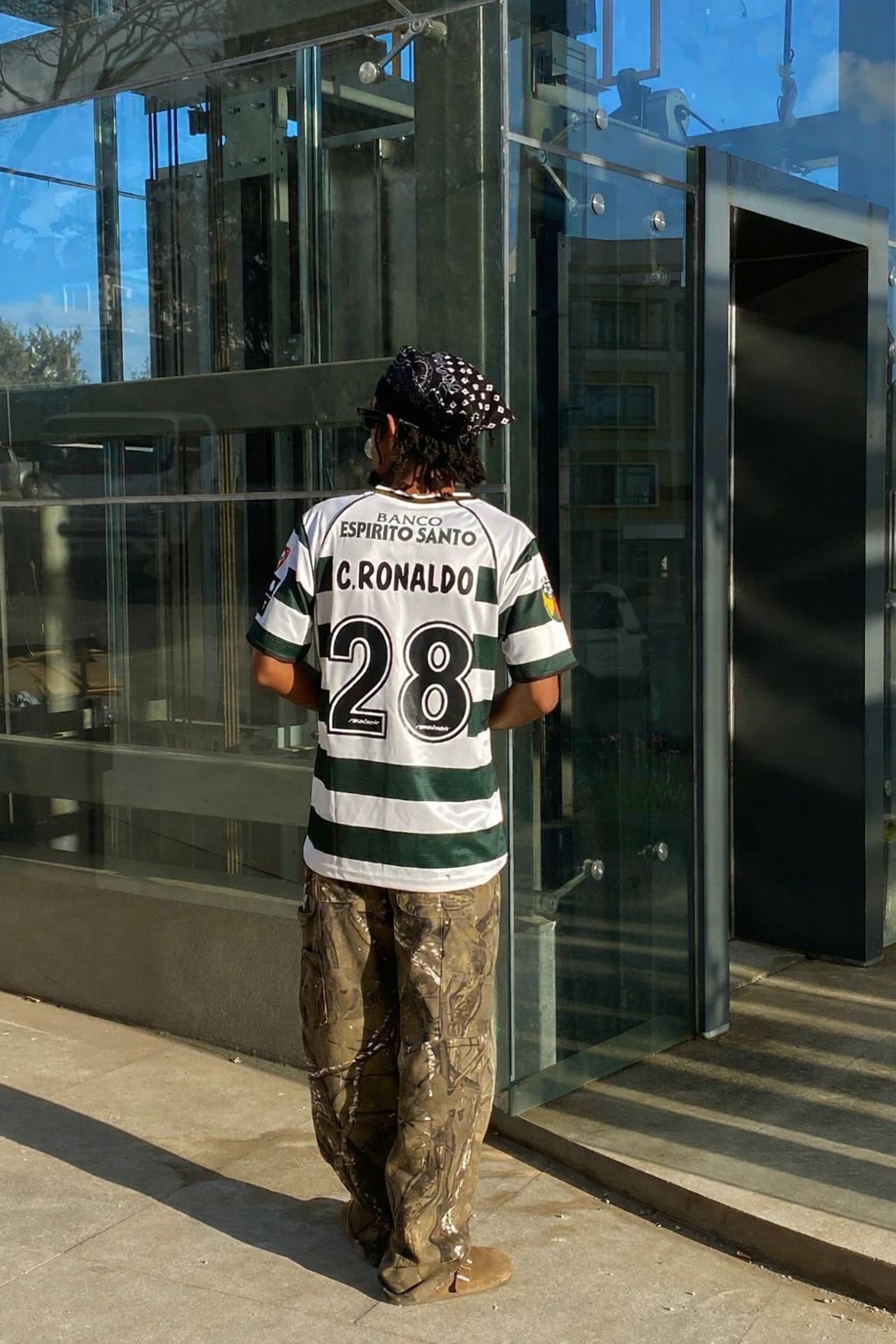 Sporting Lissabon Ronaldo Trikot Kurzärmelig